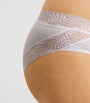 Hanro White Cotton Delight Midi Briefs
