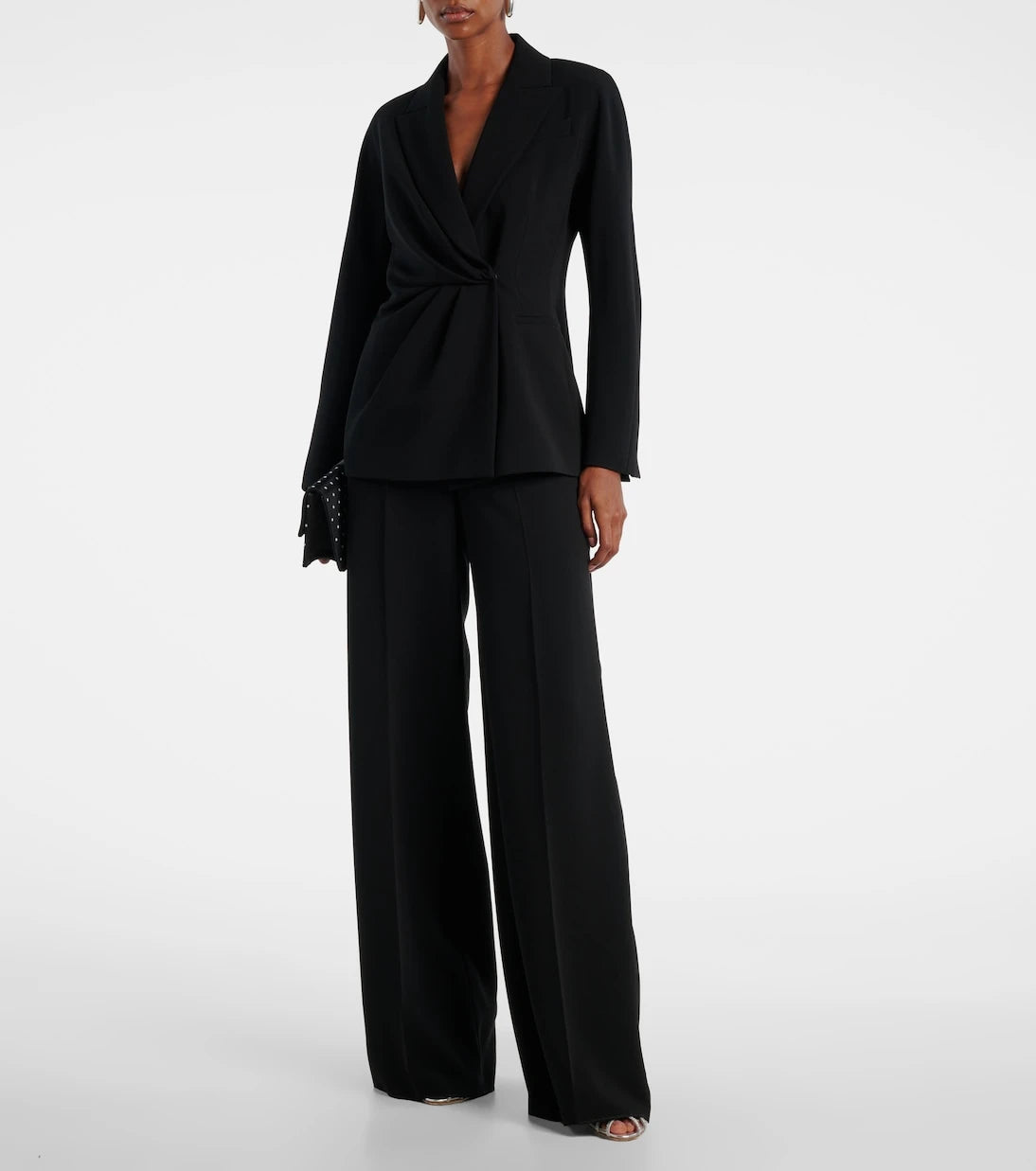 Max Mara - جاكيت كادي ملفوف بتصميم درابيه