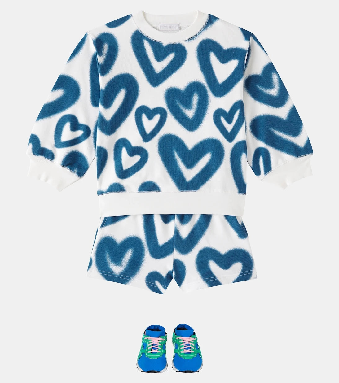 Stella McCartney Kids - Cotton sweatshirt and sweatpants set