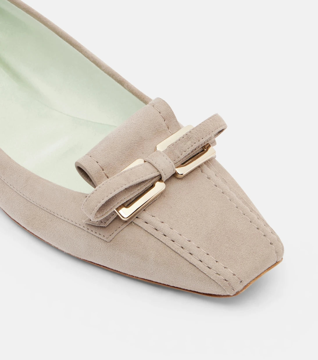 Roger Vivier - Trompette suede ballet flats