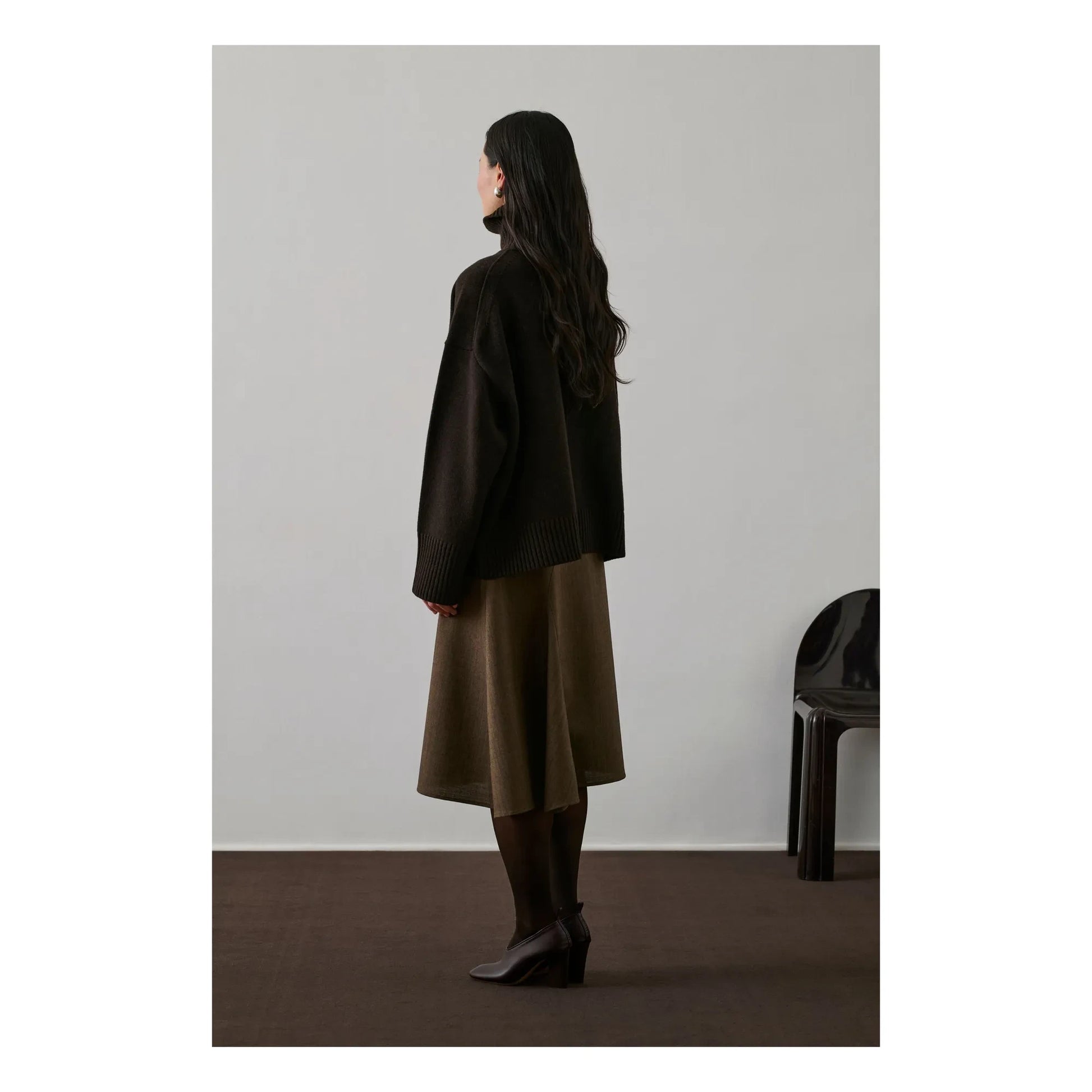 Soeur - William Merino Wool Sweater | Chocolate
