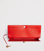 Red Leather Andiamo Clutch Bag