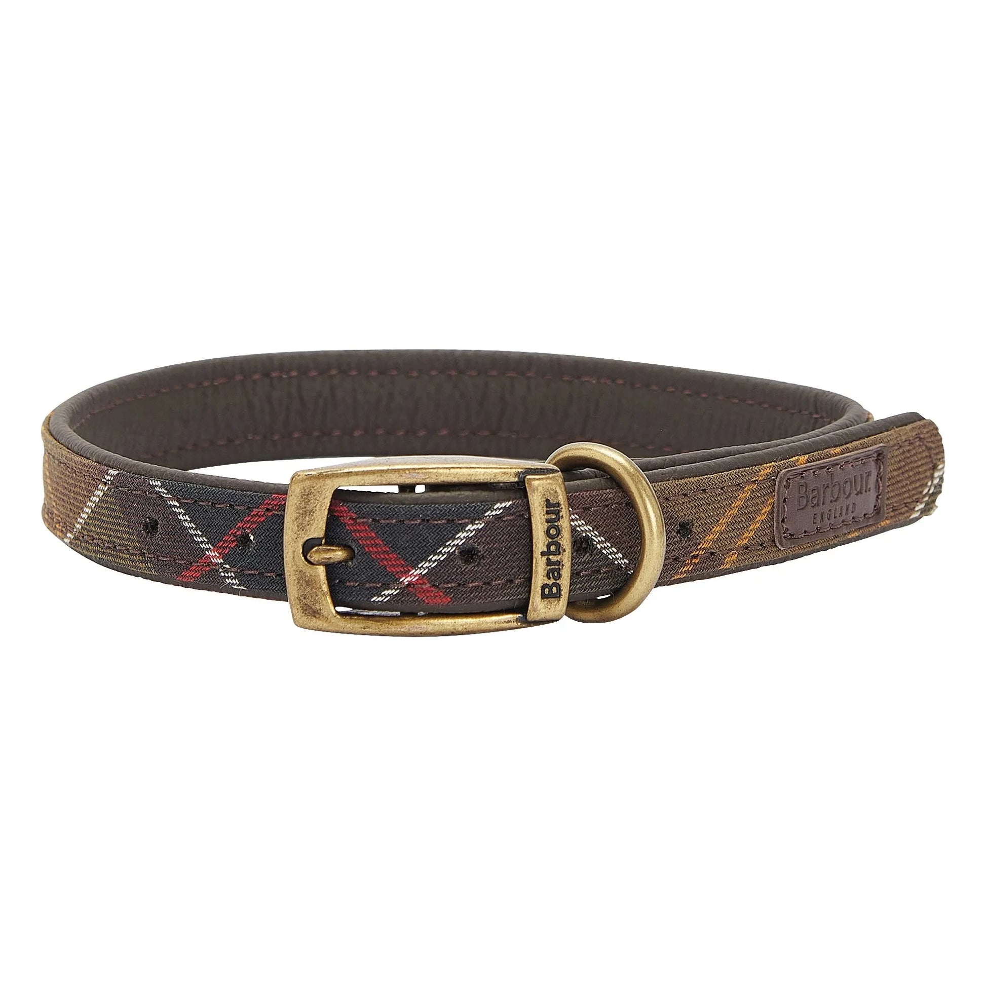 Barbour - Tartan dog collar | Taupe brown