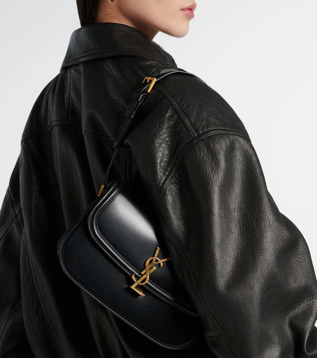 Saint Laurent - Solferino Küçük Deri Omuz Çantası