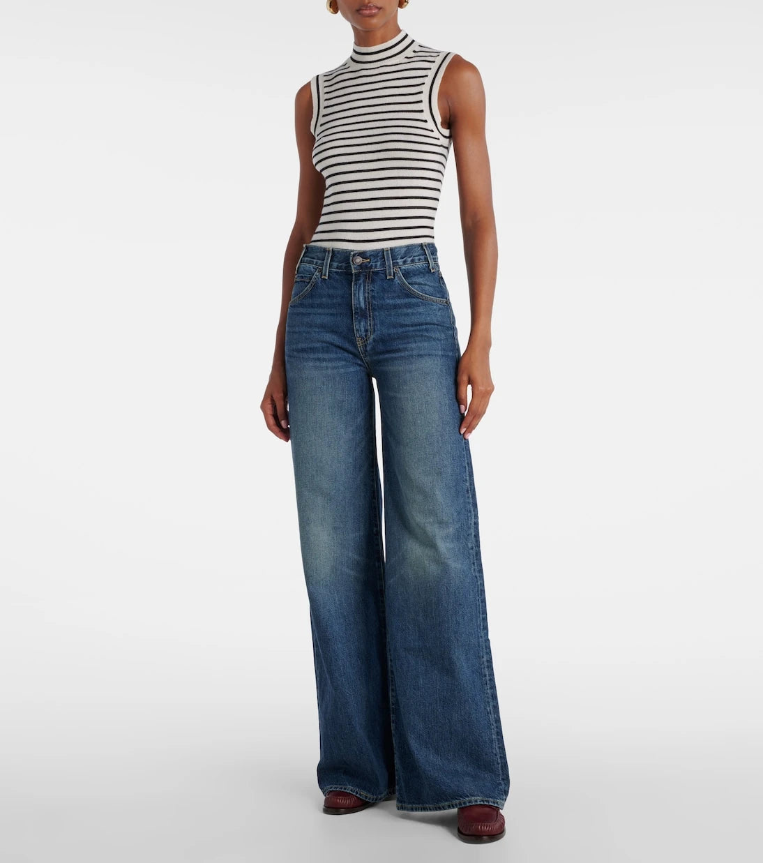 Nili Lotan - Salome mid-rise wide-leg jeans