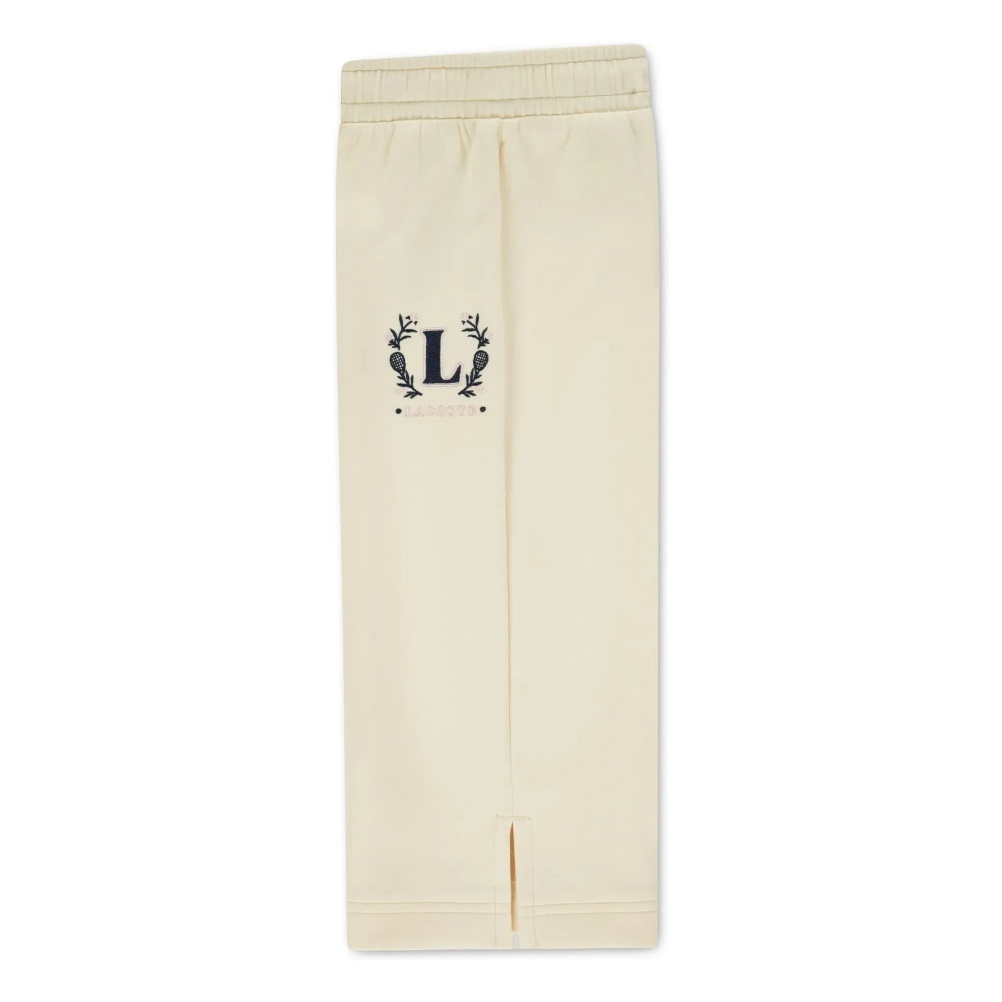 Lacoste - Jogger Large L Organic Cotton | Pale yellow