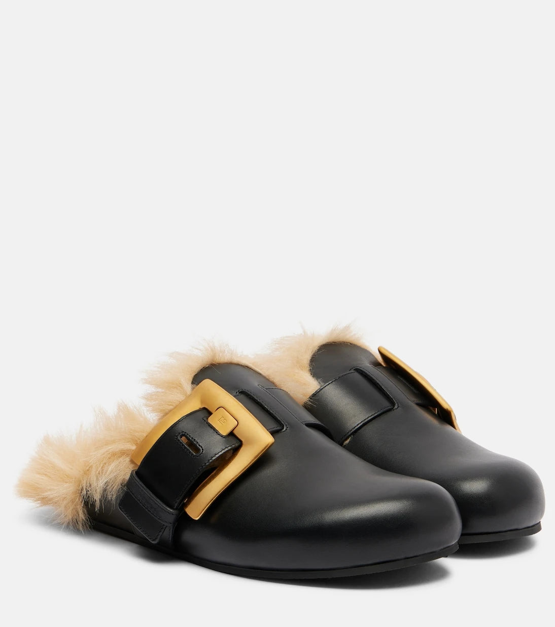 Balmain - Anthem leather clogs