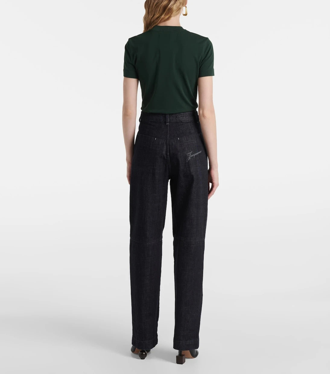 Jacquemus - De-Nîmes high-rise barrel-leg jeans