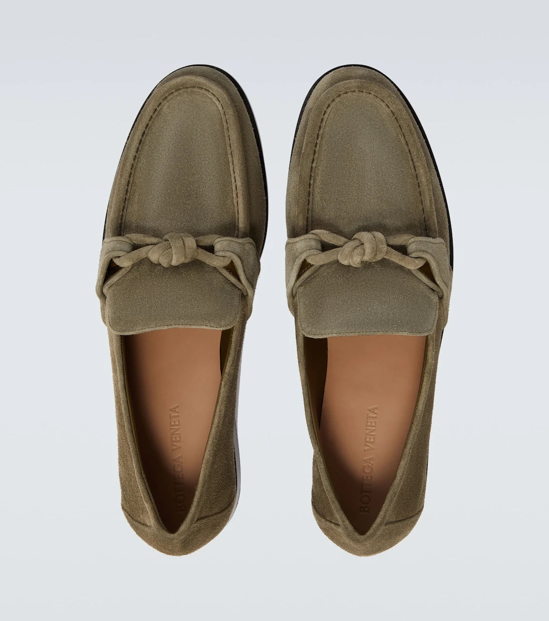 Bottega Veneta - Astaire Knot suede loafers