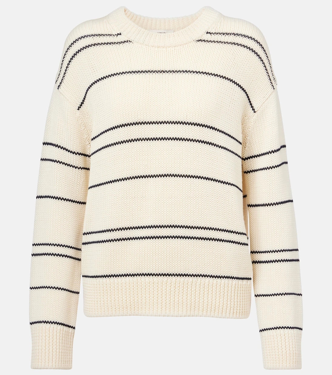 Vince - Striped wool-blend sweater