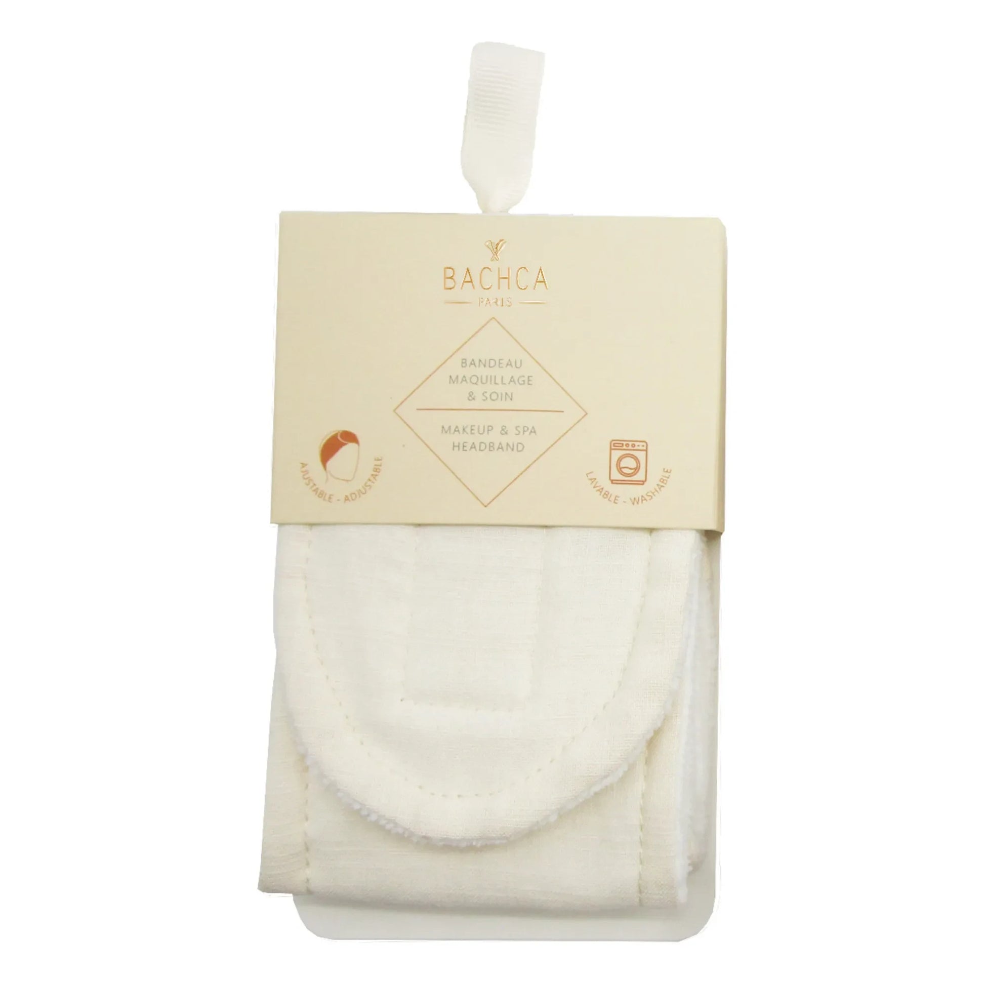 Bachca - Makeup & Skincare Headband | White