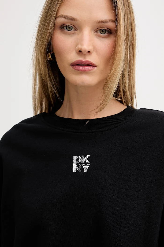 DKNY kadın pamuklu sweatshirt
