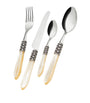 Optical Stainless Steel 24-Piece Cutlery Set