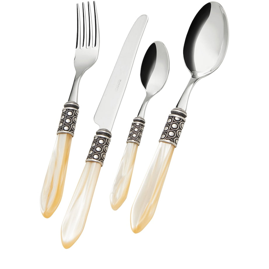 Optical Stainless Steel 24-Piece Cutlery Set