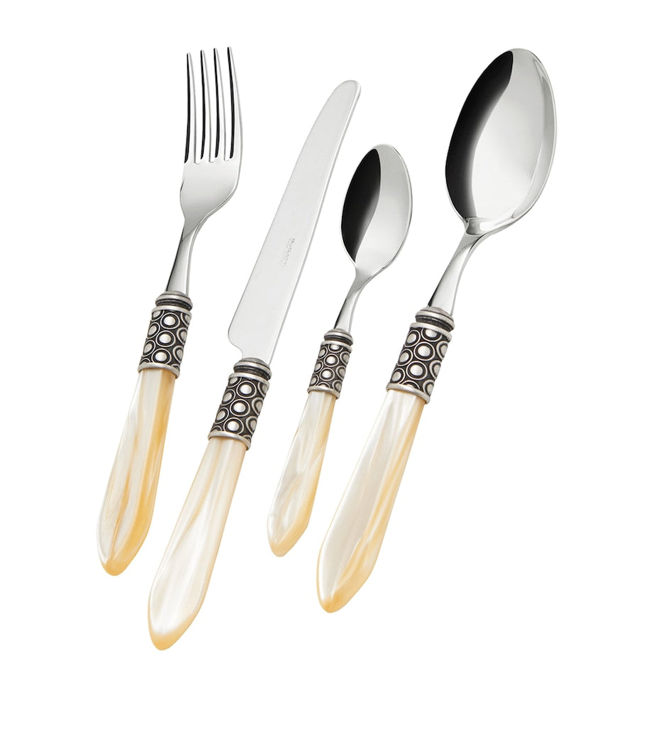 Optical Stainless Steel 24-Piece Cutlery Set
