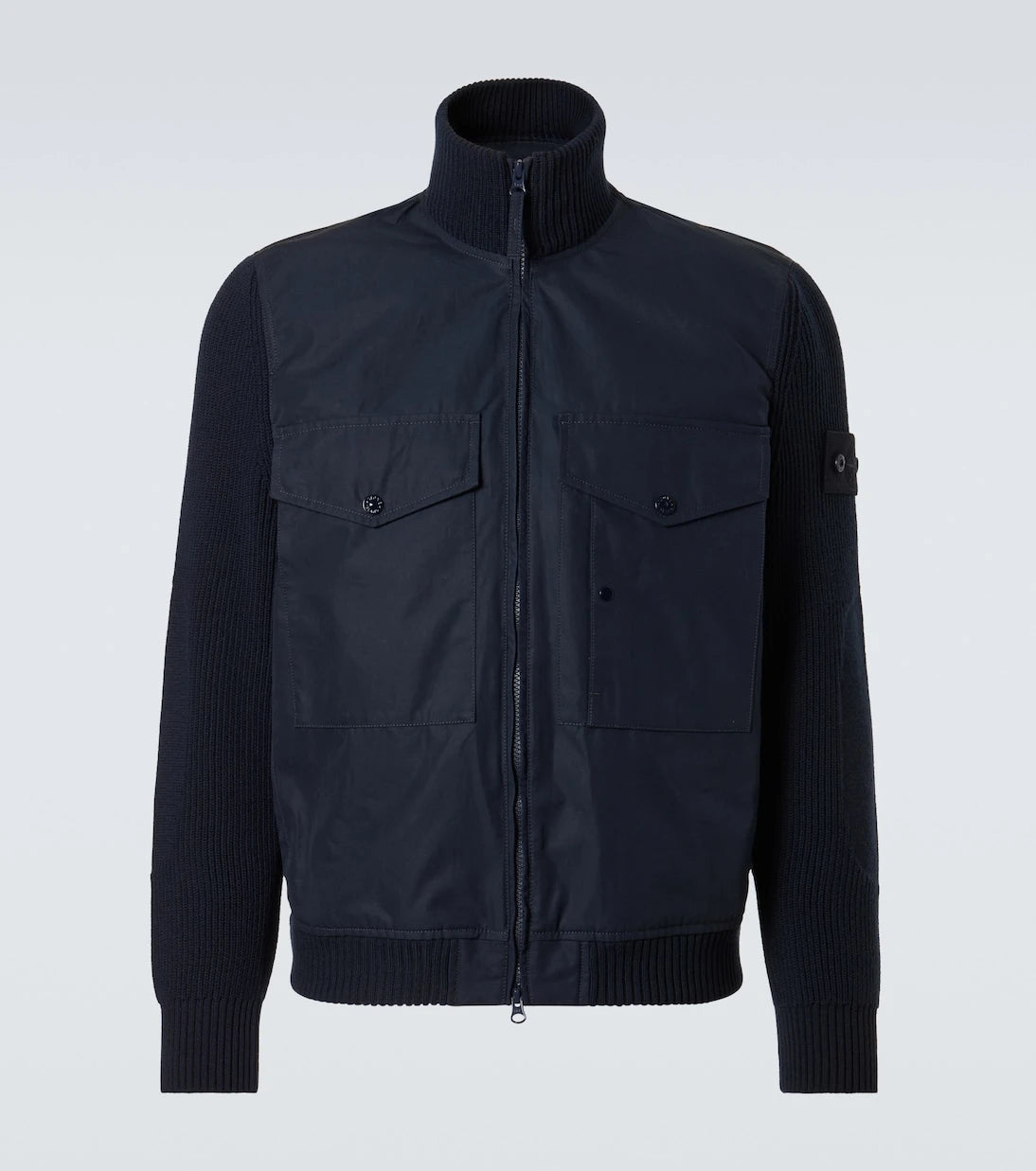 Stone Island - Compass cotton bomber jacket