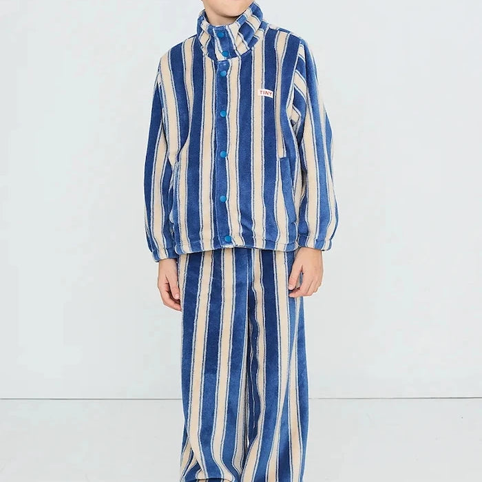 BLUE RETRO STRIPES POLAR SWEATPANT Çocuk Polar Spor Pantolon