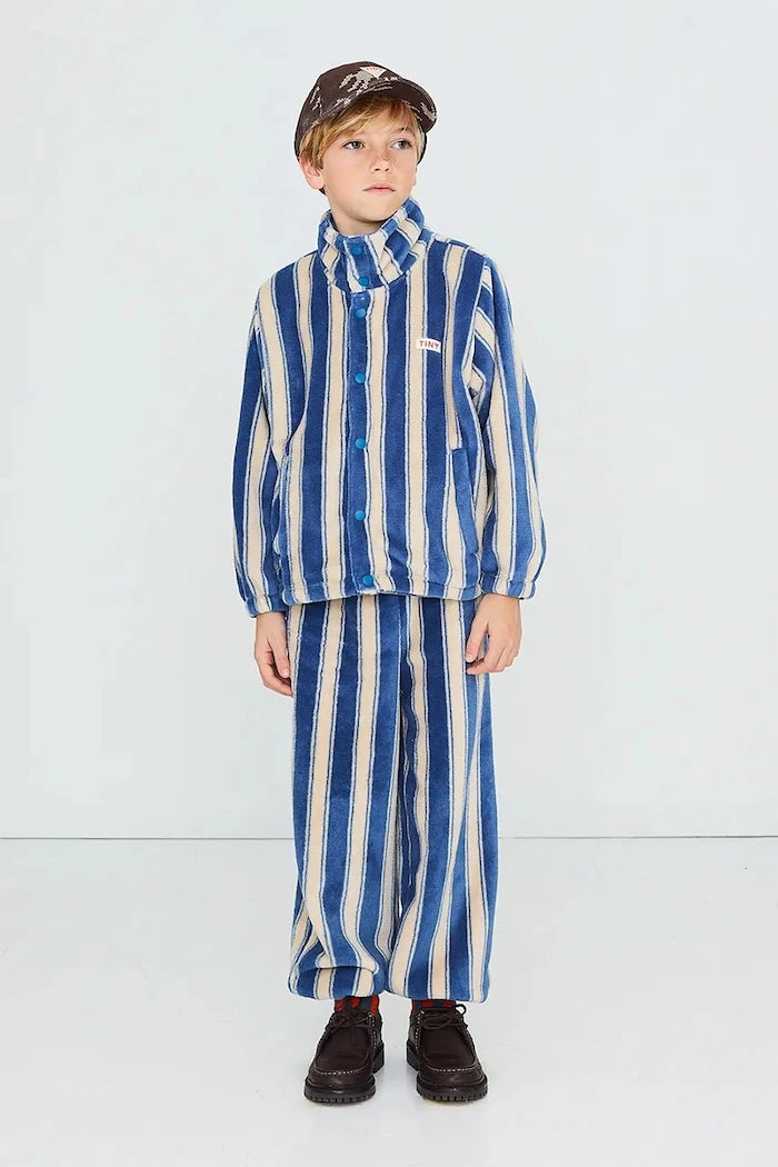 BLUE RETRO STRIPES POLAR SWEATPANT Çocuk Polar Spor Pantolon