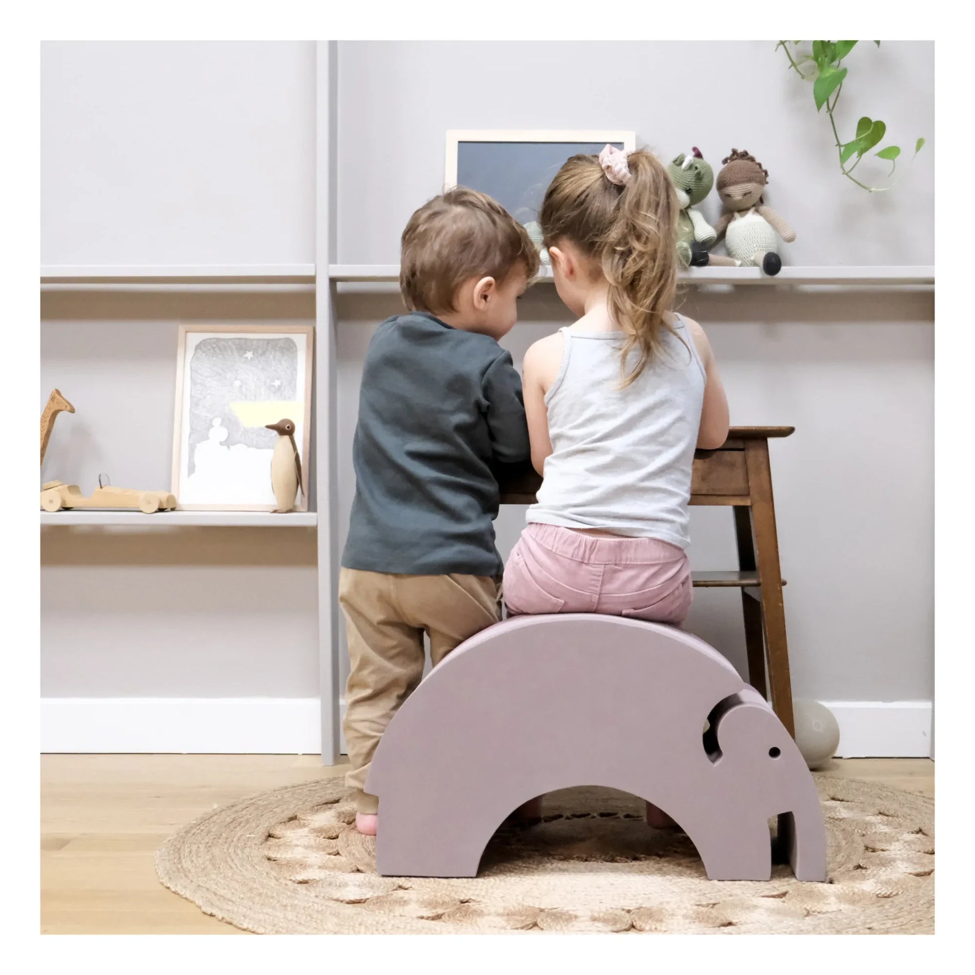BObles - Elephant EVA Tumbling Furniture | Pink