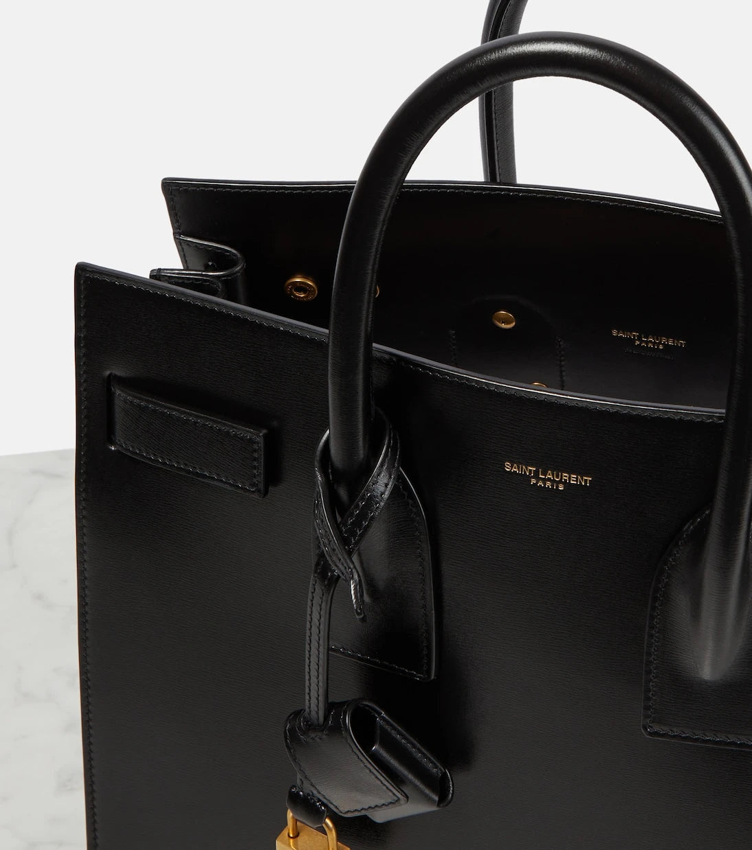 Saint Laurent - Sac De Jour Small leather tote bag