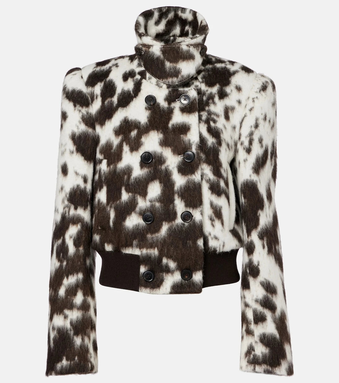 Dries Van Noten - Animal-printed wool-blend jacket
