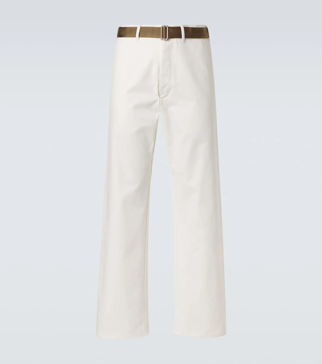 Plan C - Belted straight jeans