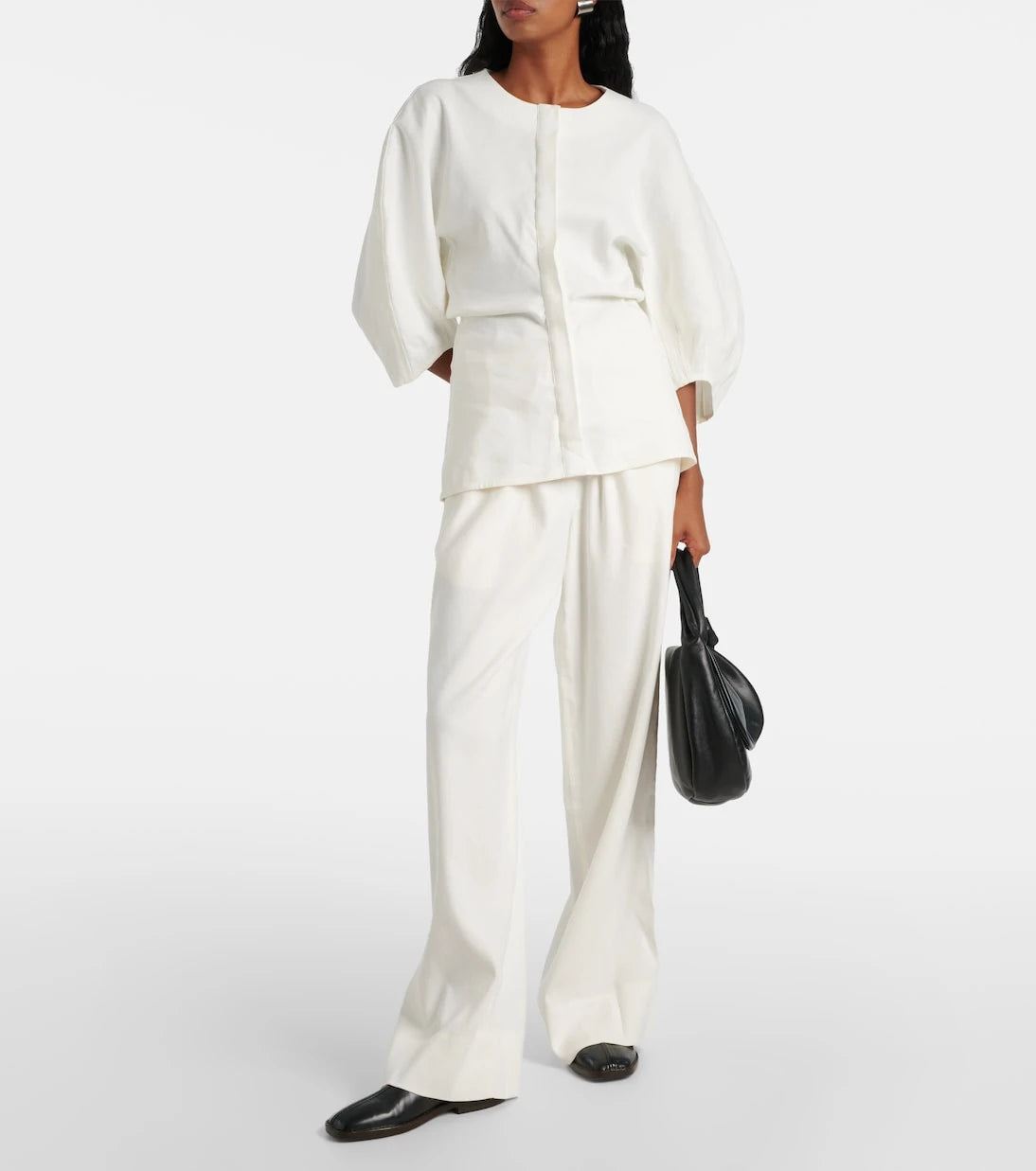 Proenza Schouler - Linen-blend top