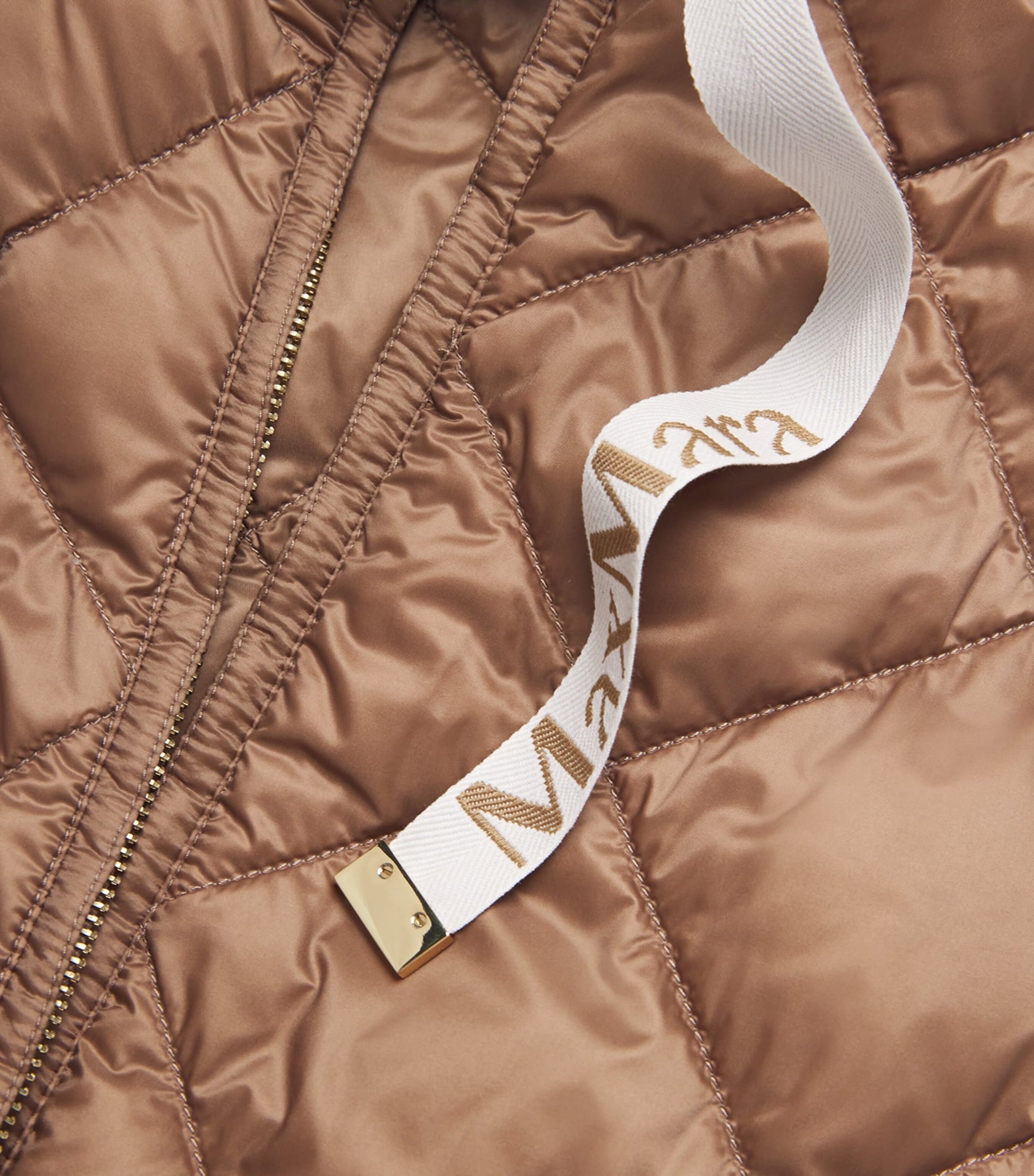 Max Mara Brown The Cube Down-Padded Gilet