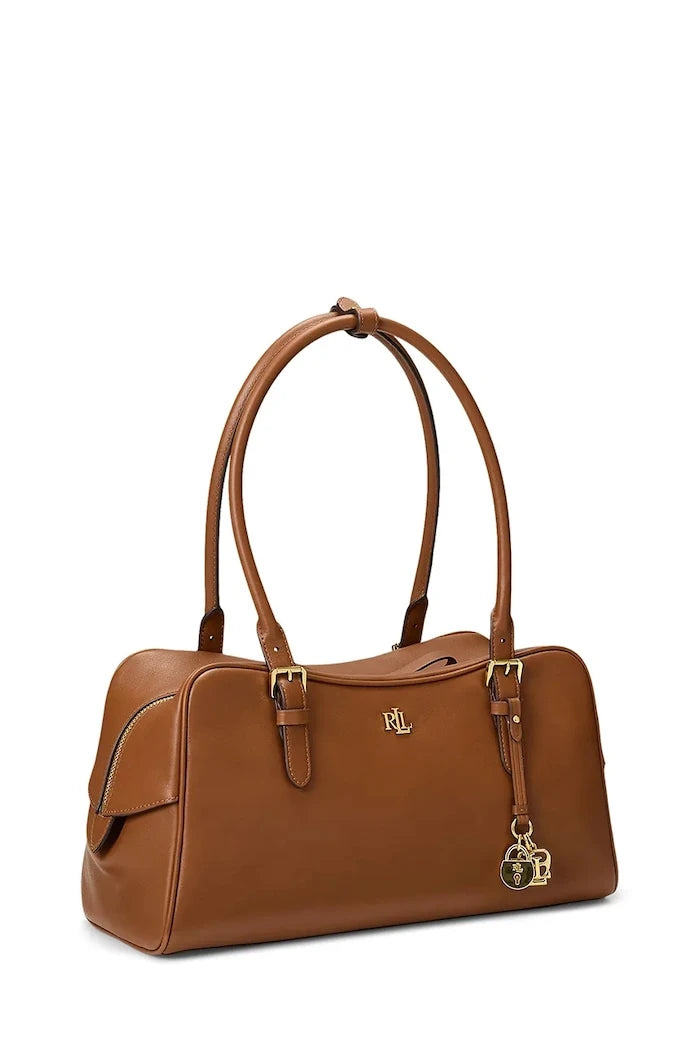 Lauren Ralph Lauren deri kadın baget çanta