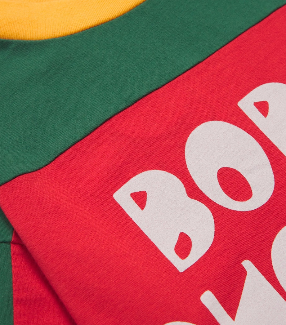 Bobo Choses Cotton Colour-Block Logo T-Shirt (2-13 Months)