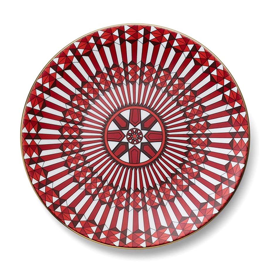 Baccarat Arcadia Red Bread Plate (16cm)