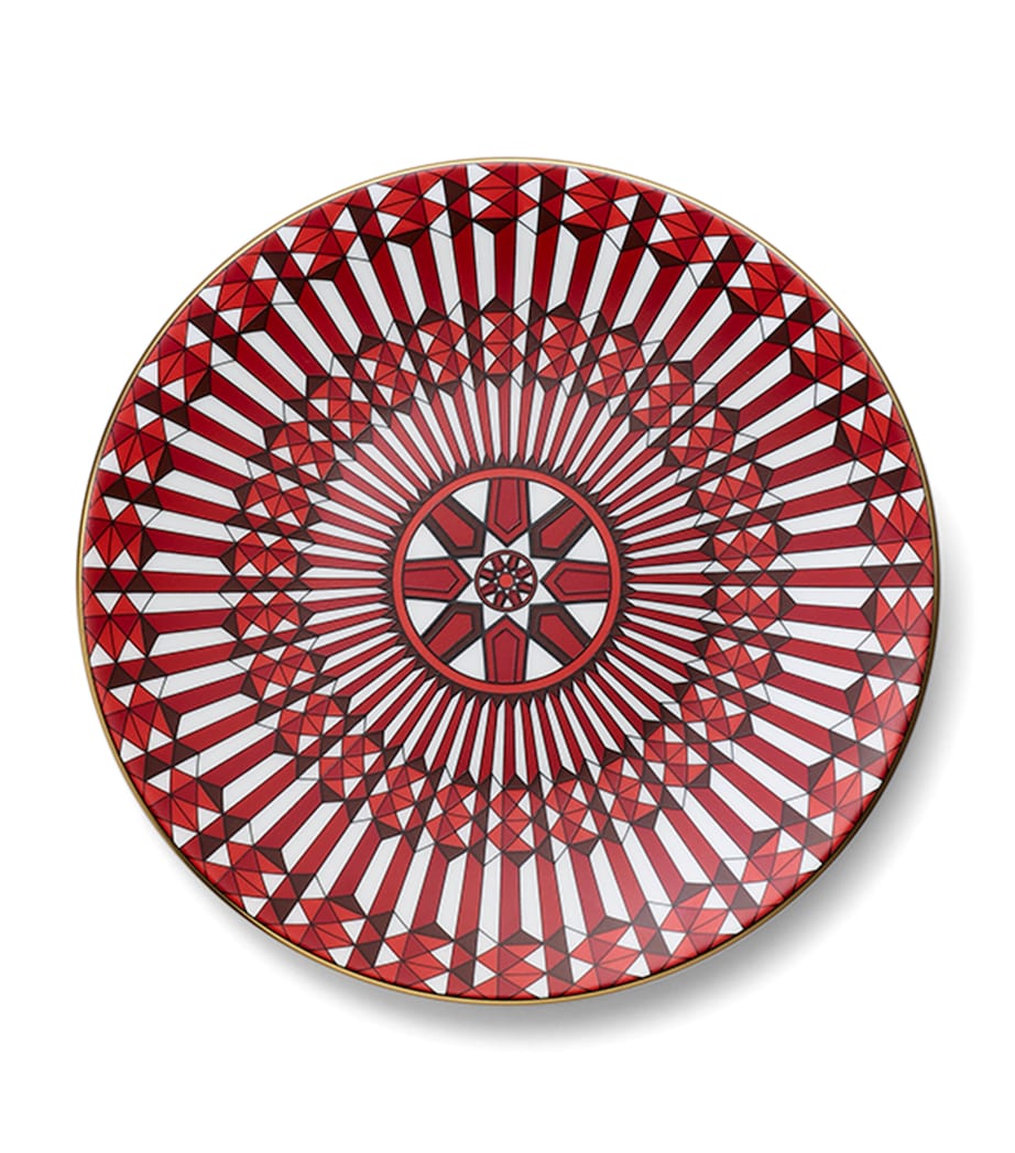 Baccarat Arcadia Red Bread Plate (16cm)