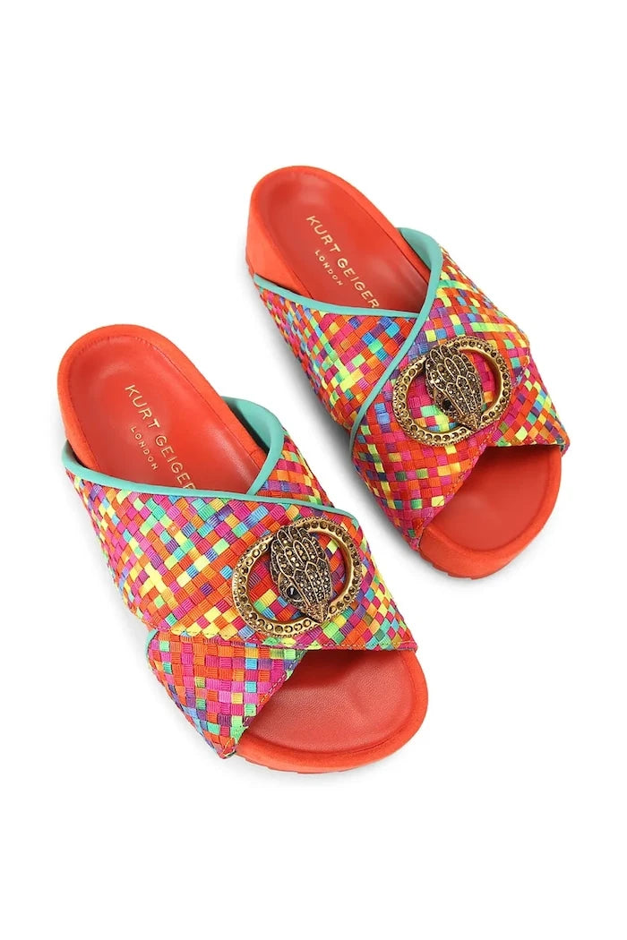 Kurt Geiger London чехли дамски Chelsea Cross Strap