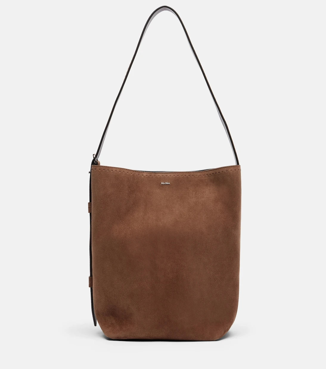 Max Mara - Medium suede bucket bag