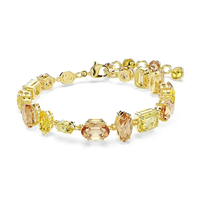 Swarovski kadın altın kaplama Swarovski kristalli GEMA bileklik