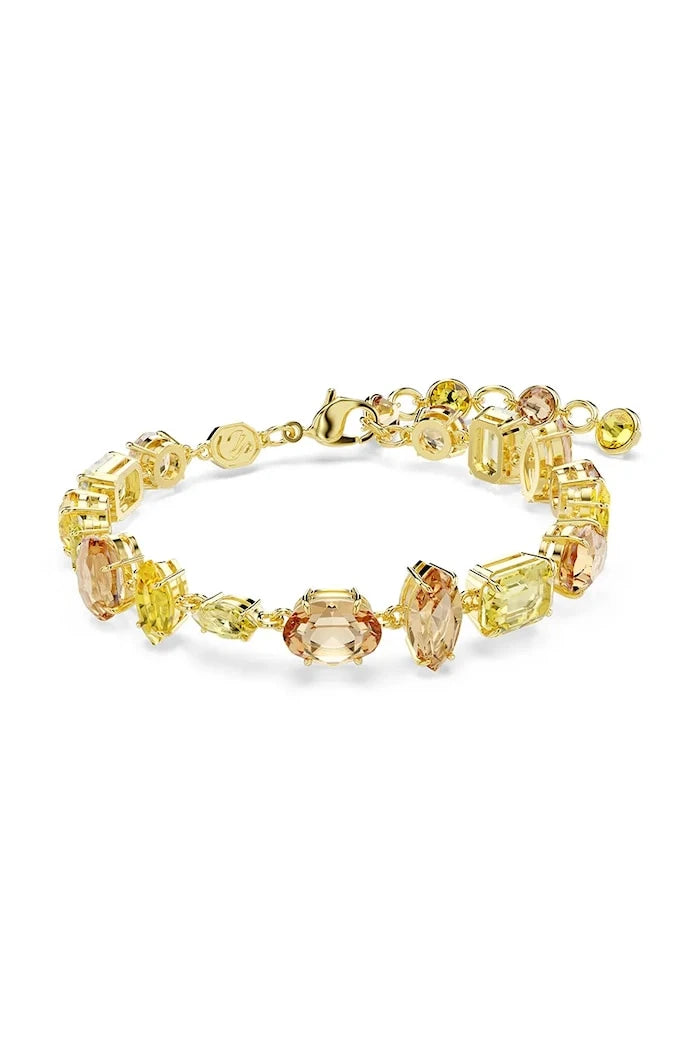 Swarovski kadın altın kaplama Swarovski kristalli GEMA bileklik