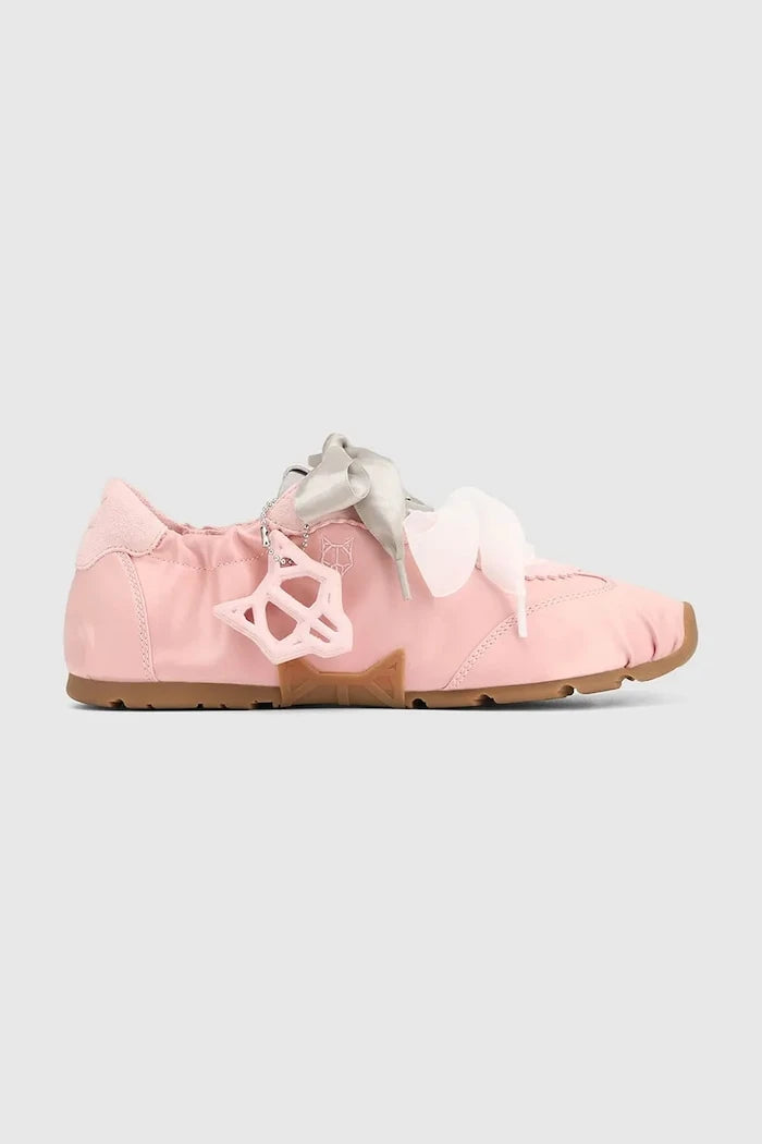 Naked Wolfe Adorable Pink Satin Kadın Spor Ayakkabı
