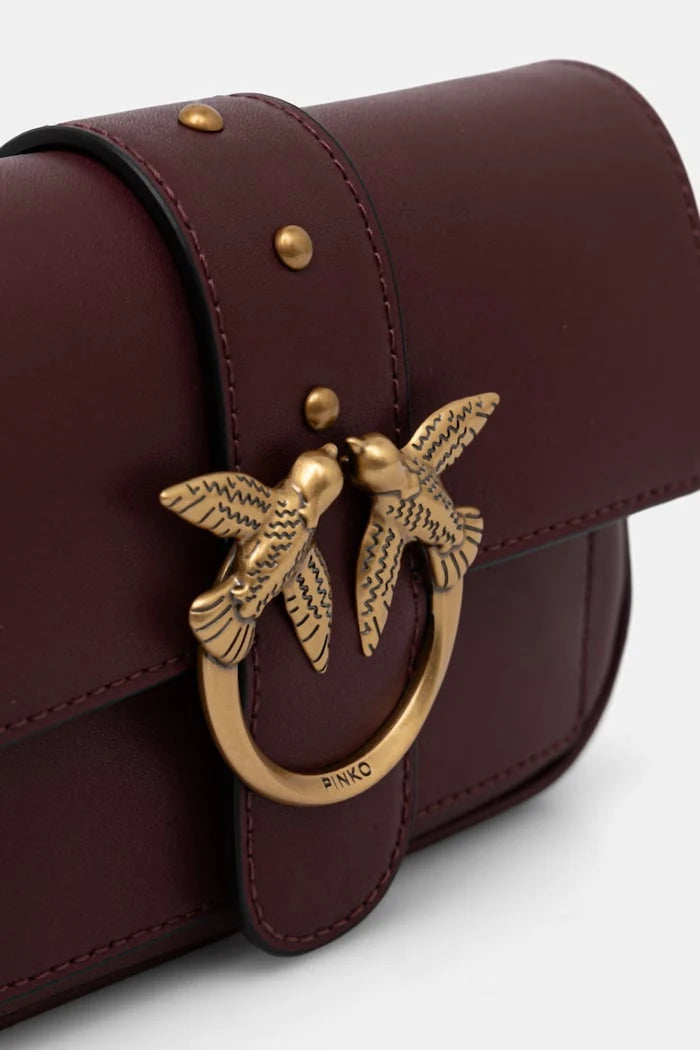 Pinko kadın deri crossbody çanta