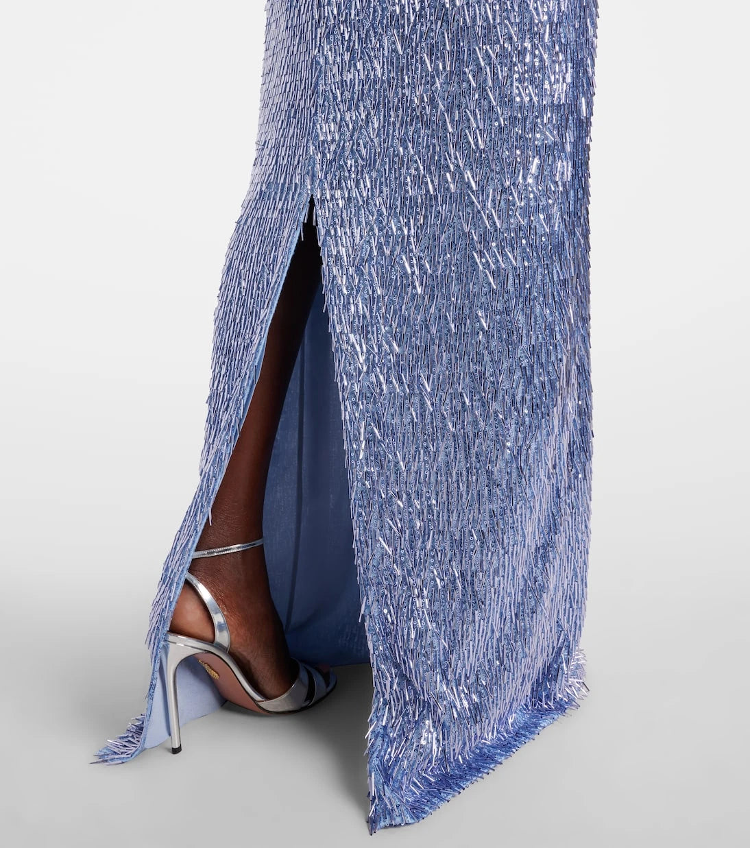 Erdem - Draped embellished gown