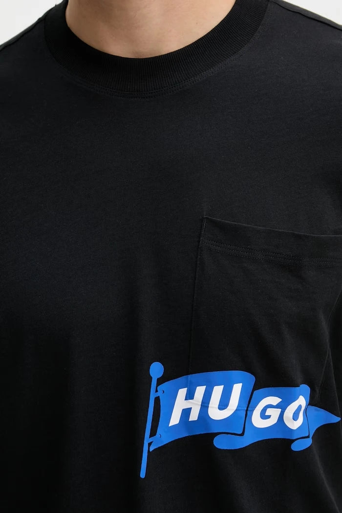 HUGO Blue тениска мъжка от памук Nohacrop