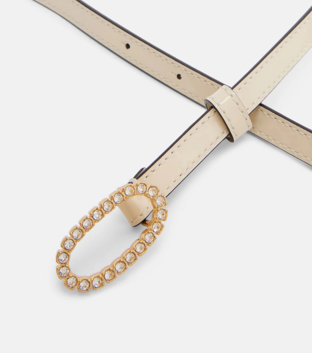 Valentino Garavani - Embellished leather belt