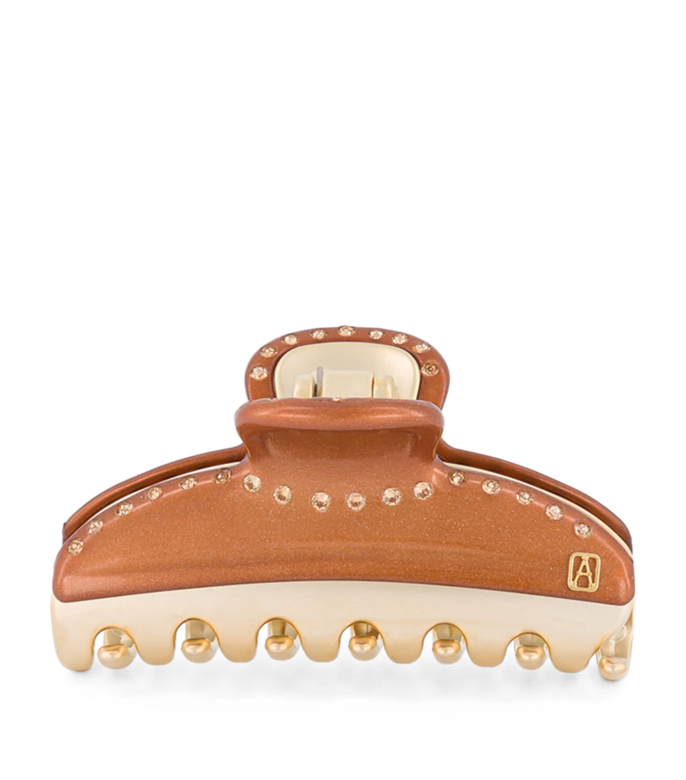 Alexandre de Paris Gold-Plated Claw Hair Clip