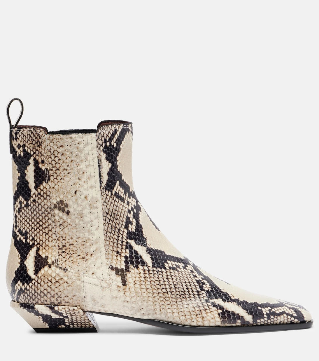 Paris Texas - Bettina snake-print ankle boots