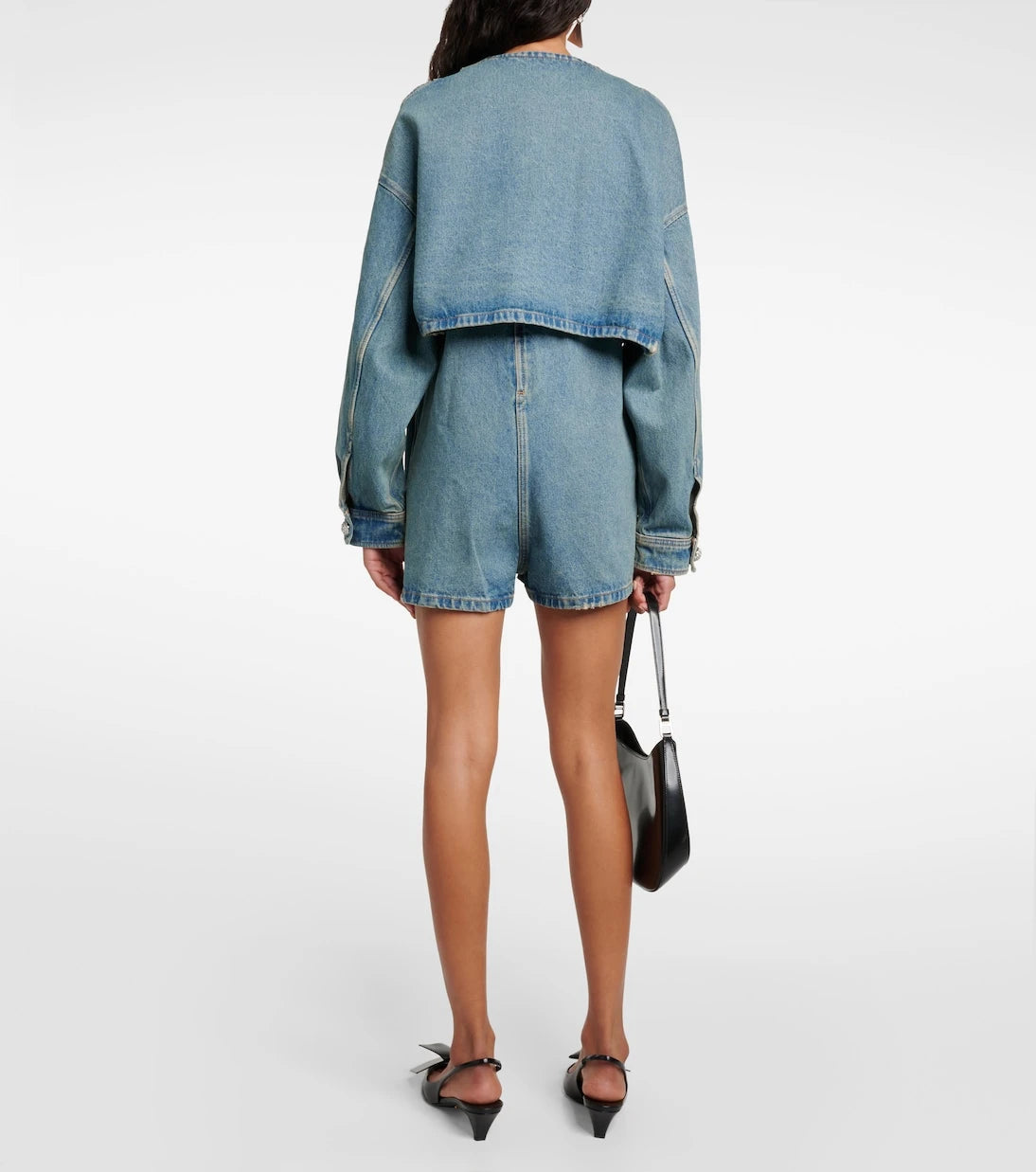 Prada - Cropped denim jacket