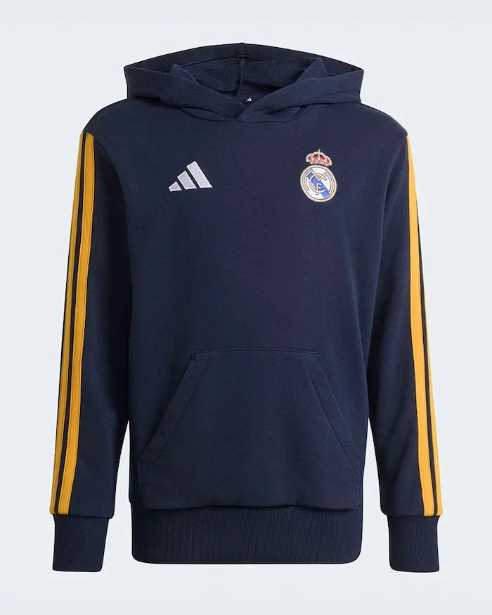 adidas Performance суичър с качулка за деца с памук REAL MADRID