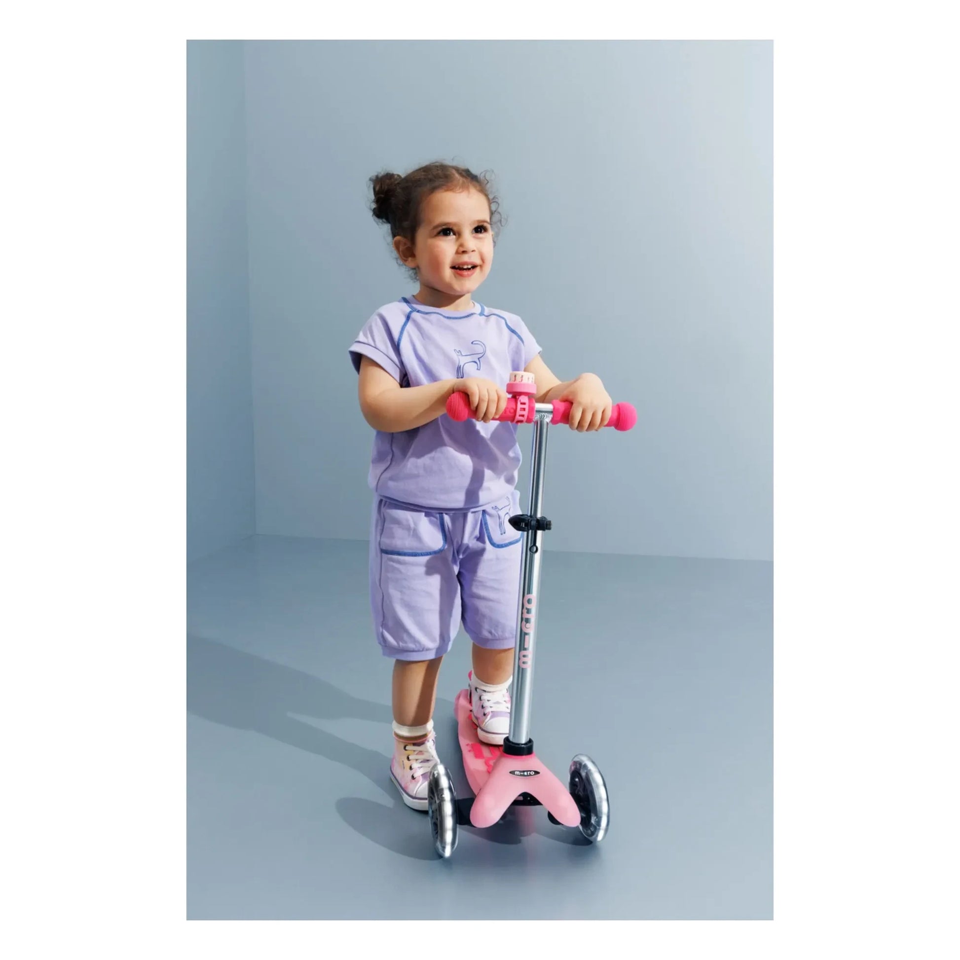 Micro - Mini LED Phosphorescent Scooter | Pink