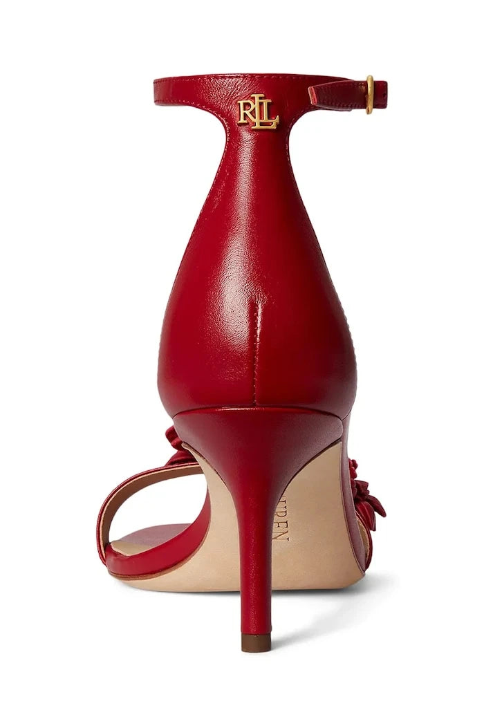 Lauren Ralph Lauren Topuklu Deri Sandalet Allie M Flwr