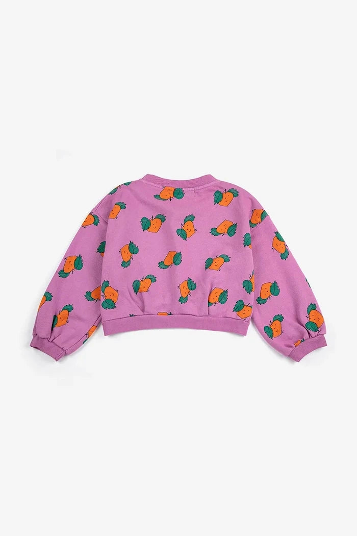 Детски памучен суичър Bobo Choses Tangerine