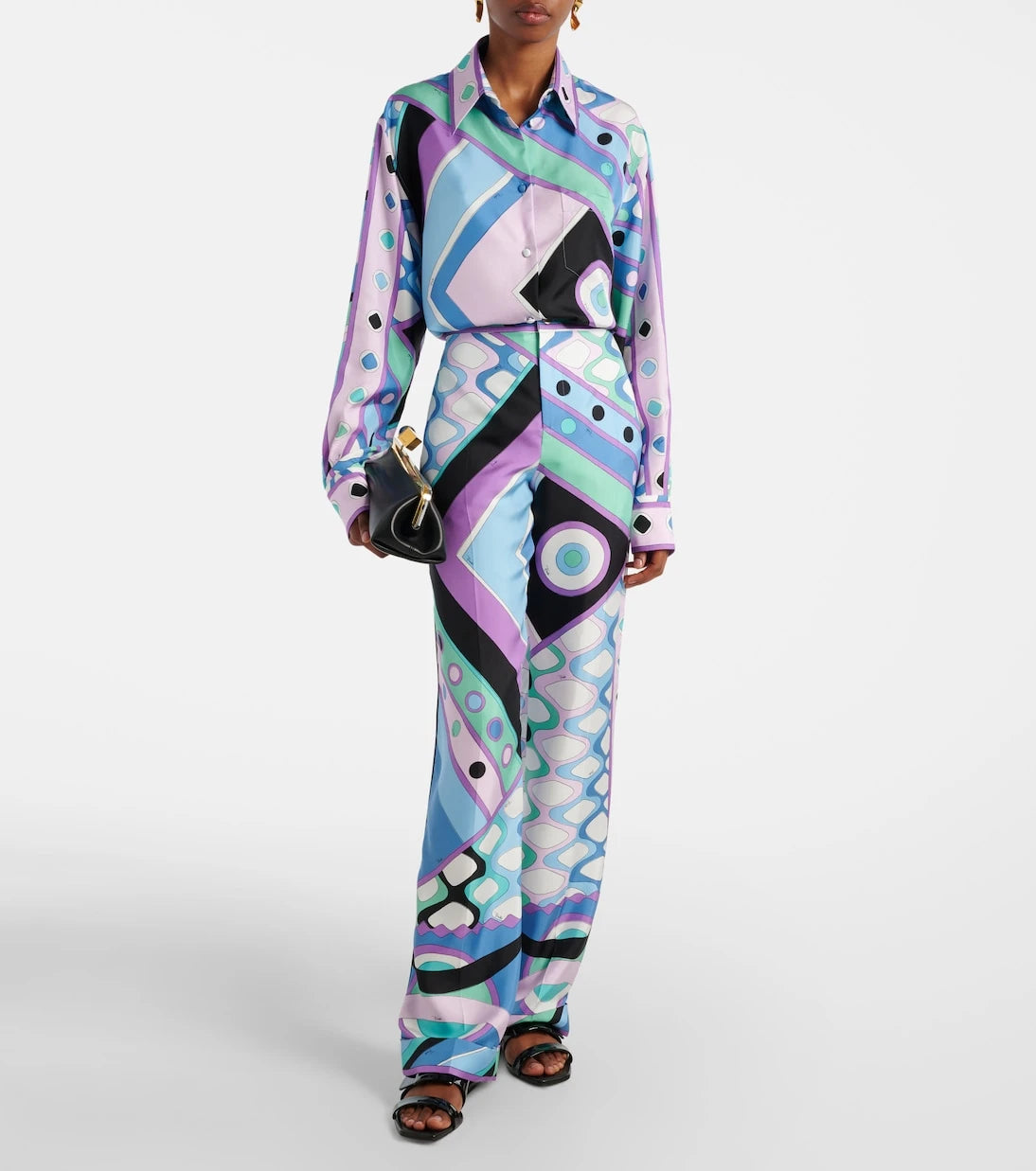 Pucci - Vivara silk twill shirt