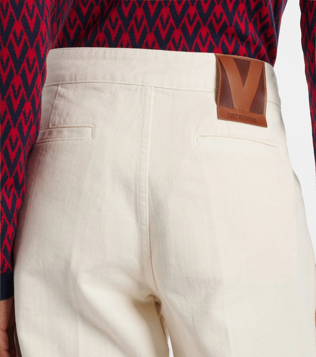 Valentino - VGold mid-rise wide-leg jeans